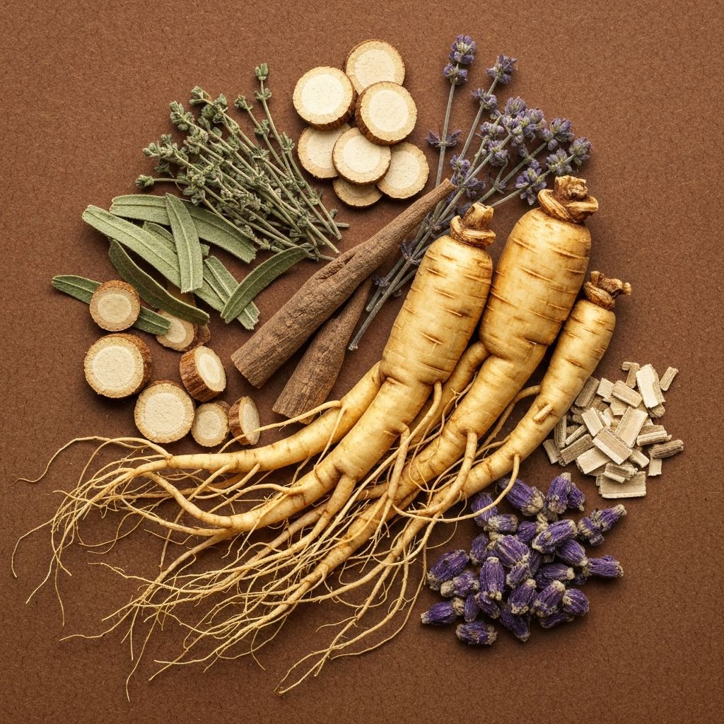 Ginseng and herb blend traditional pairing