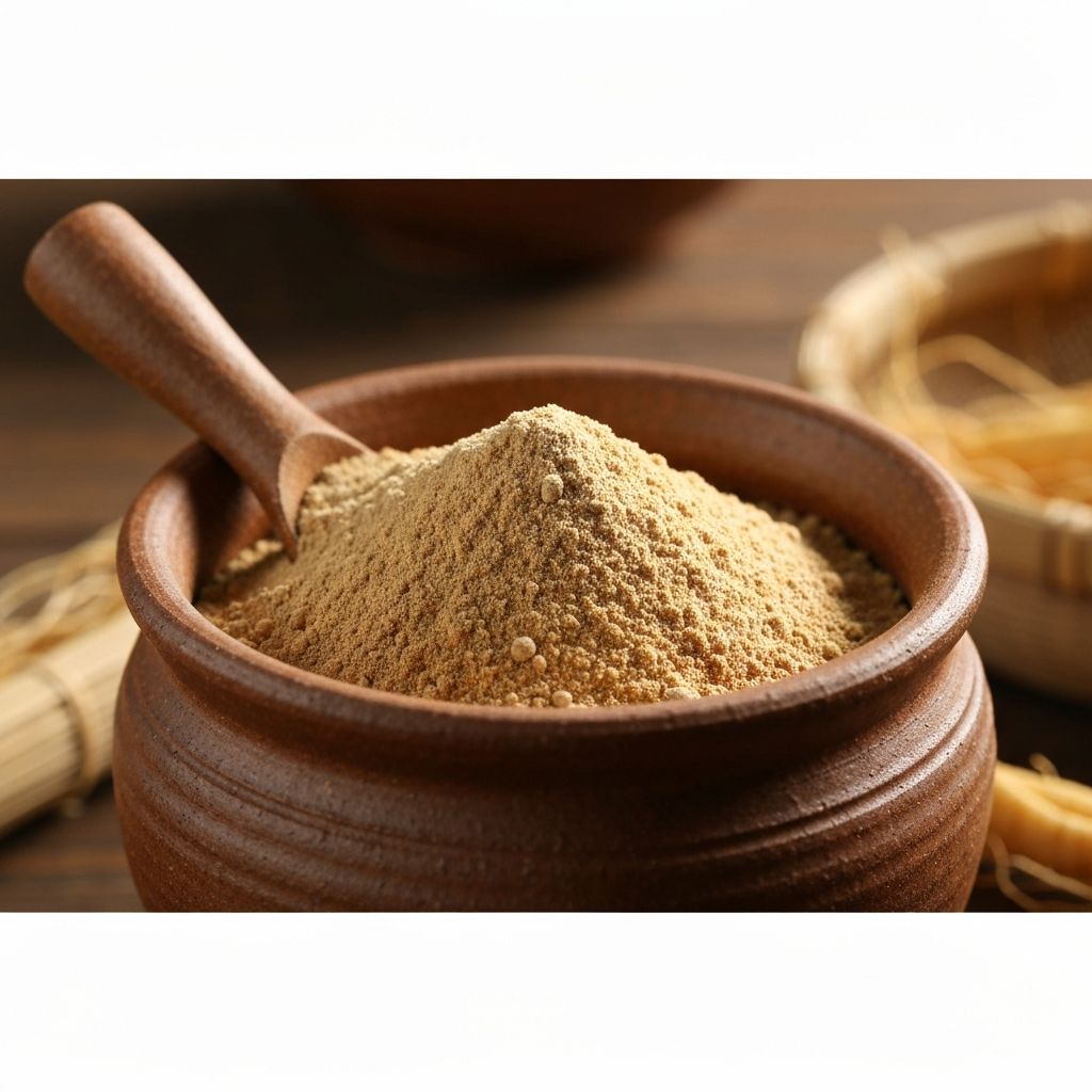 Panax ginseng milled root powder preparation